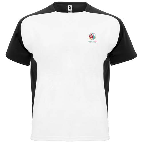 Bugatti sportowa koszulka unisex z krótkim rękawem Biały R63998R2 (1)