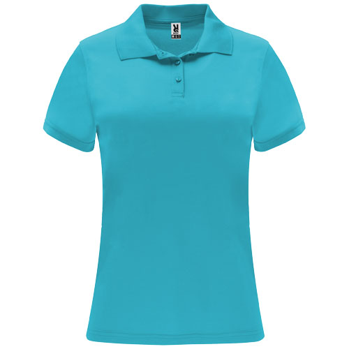 Monzha sportowa koszulka damska polo z krótkim rękawem Turkusowy R04104U1 (5)