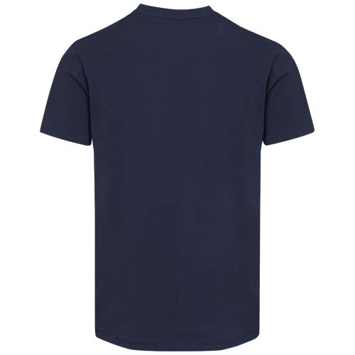 Balfour organiczna koszulka unisex z krótkim rękawem i dekoltem w serek, wykonana z materiału o gramaturze 200 g/m², z certyf Granatowy 3966555A (3)