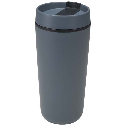 Sedona - kubek plastikowy o pojemności 480 ml, z podwójnymi ściankami Szaroniebieski 10095355 