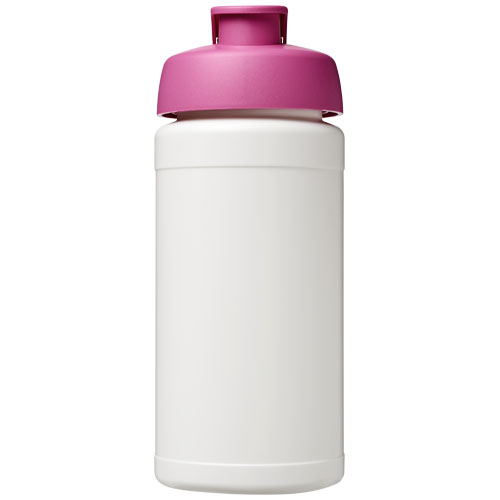 Bidon Baseline® Plus o pojemności 500 ml z wieczkiem zaciskowym Biały-Różowy 21006808 (2)