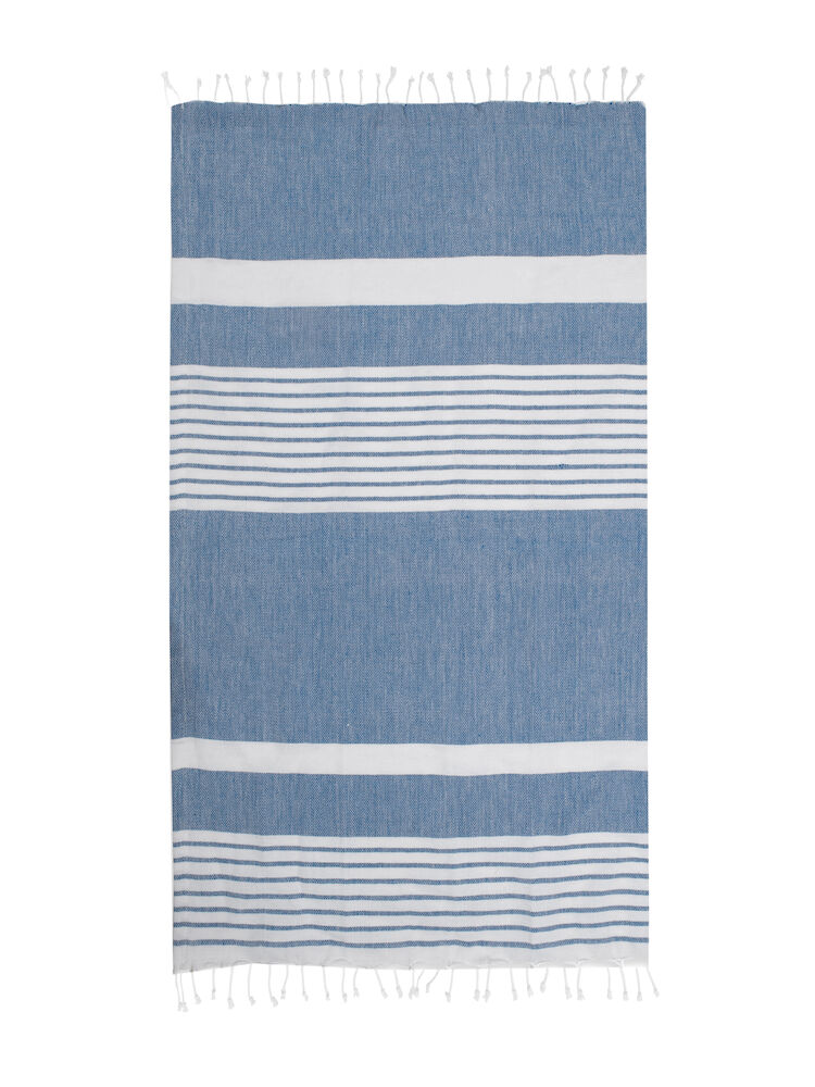 Gadżet reklamowy - ELLA HAMAM 145X250CM, NIEBIESKI