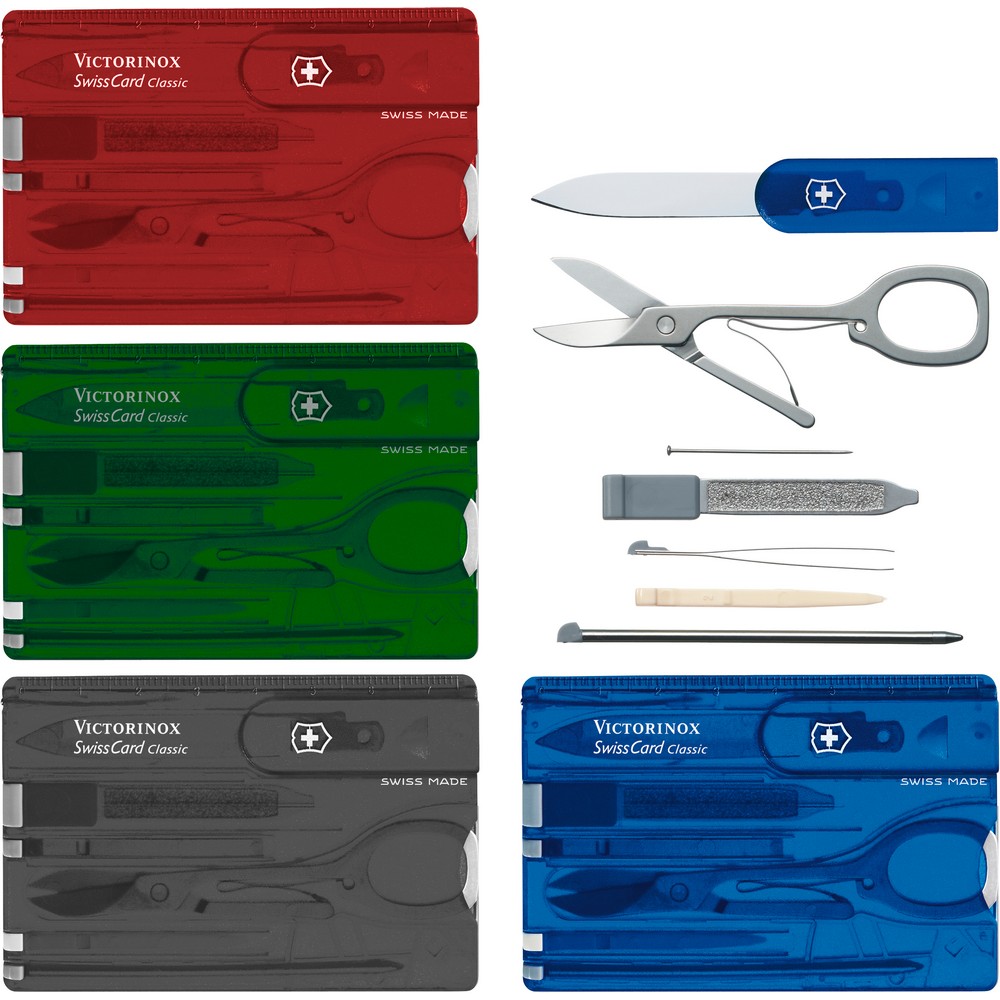 Narzędzie wielofunkcyjne Victorinox SwissCard Classic Czarny VA807-03 (1)