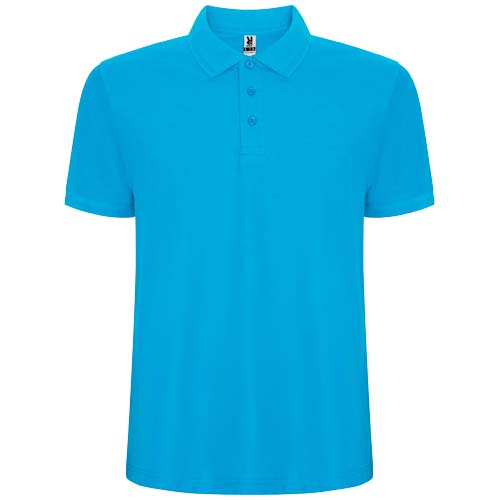 Pegaso Premium dziecięca koszulka polo z krótkim rękawem Turkusowy K66094UG 