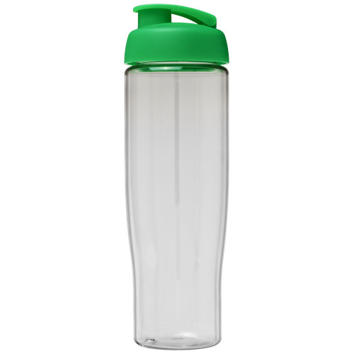 Bidon H2O Tempo® o pojemności 700 ml z wieczkiem zaciskowym Przezroczysty-Zielony 21004006 (2)