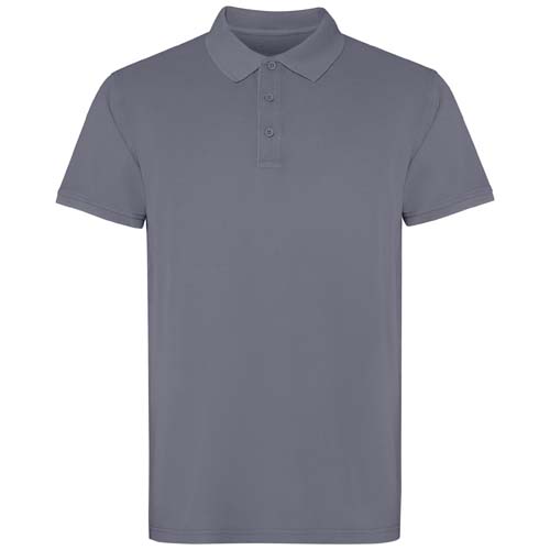 Austral koszulka polo unisex z krótkim rękawem  Ciemny szary R2202E20 