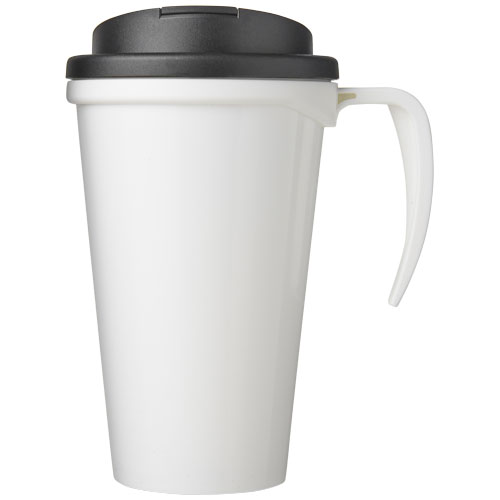 Kubek Brite-Americano® 350 ml z wieczkiem zapobiegającym rozchlapaniu Biały-Czarny 21042006 (2)