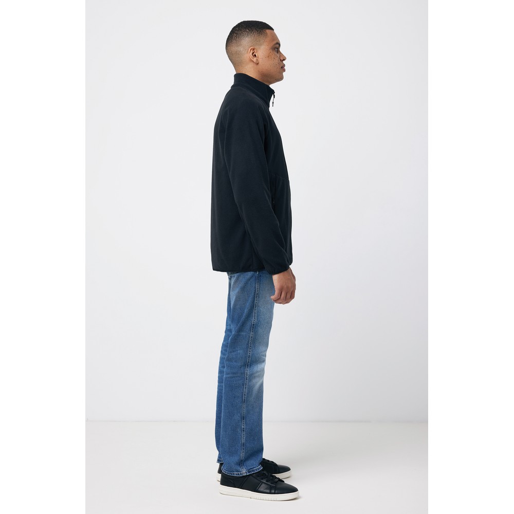 Kurtka z mikropolaru Iqoniq Talung, poliester z recyklingu Czarny T9603.001.4XL (10)