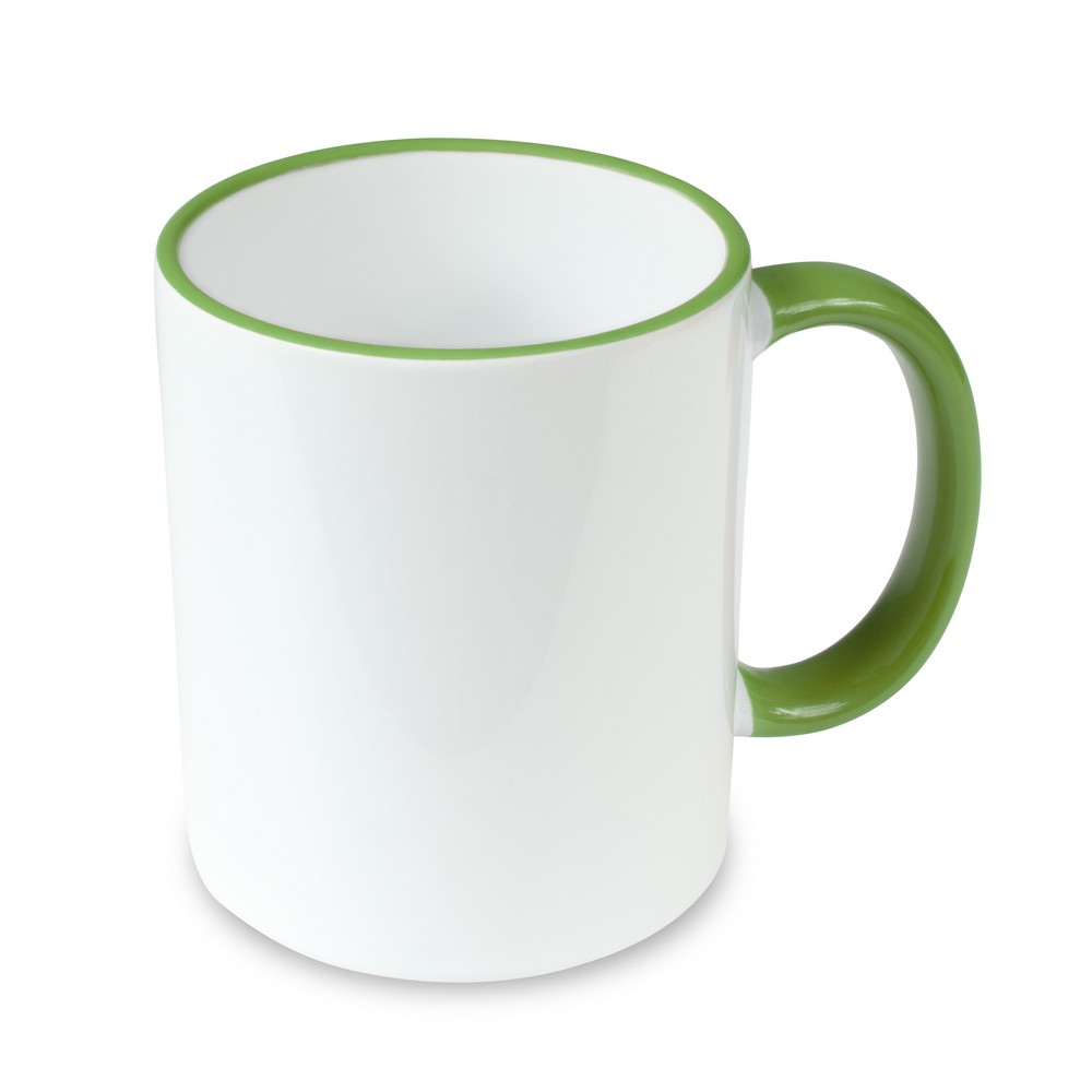 Kubek ceramiczny 350 ml | Nerita Jasnozielony VA073-10 (6)
