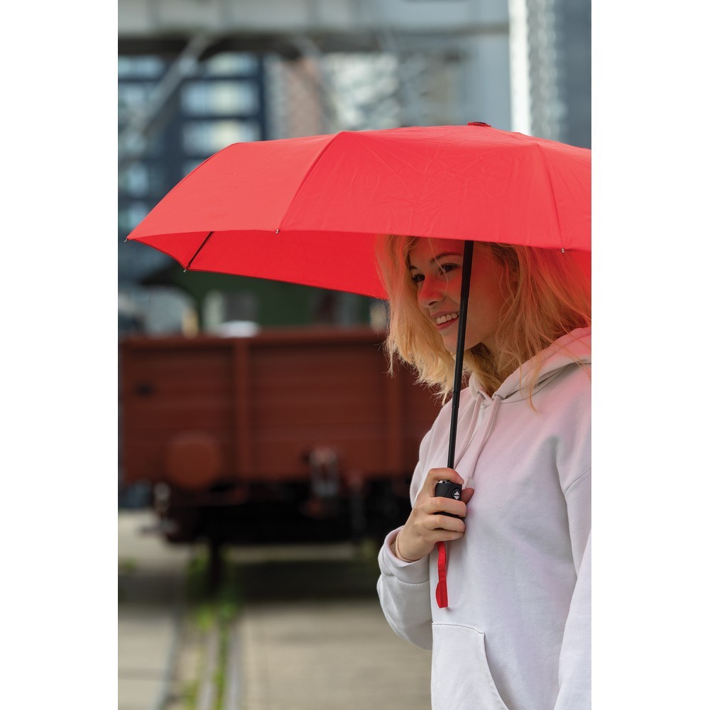 Parasol automatyczny 21" AWARE™ RPET Czerwony P850.604 (8)