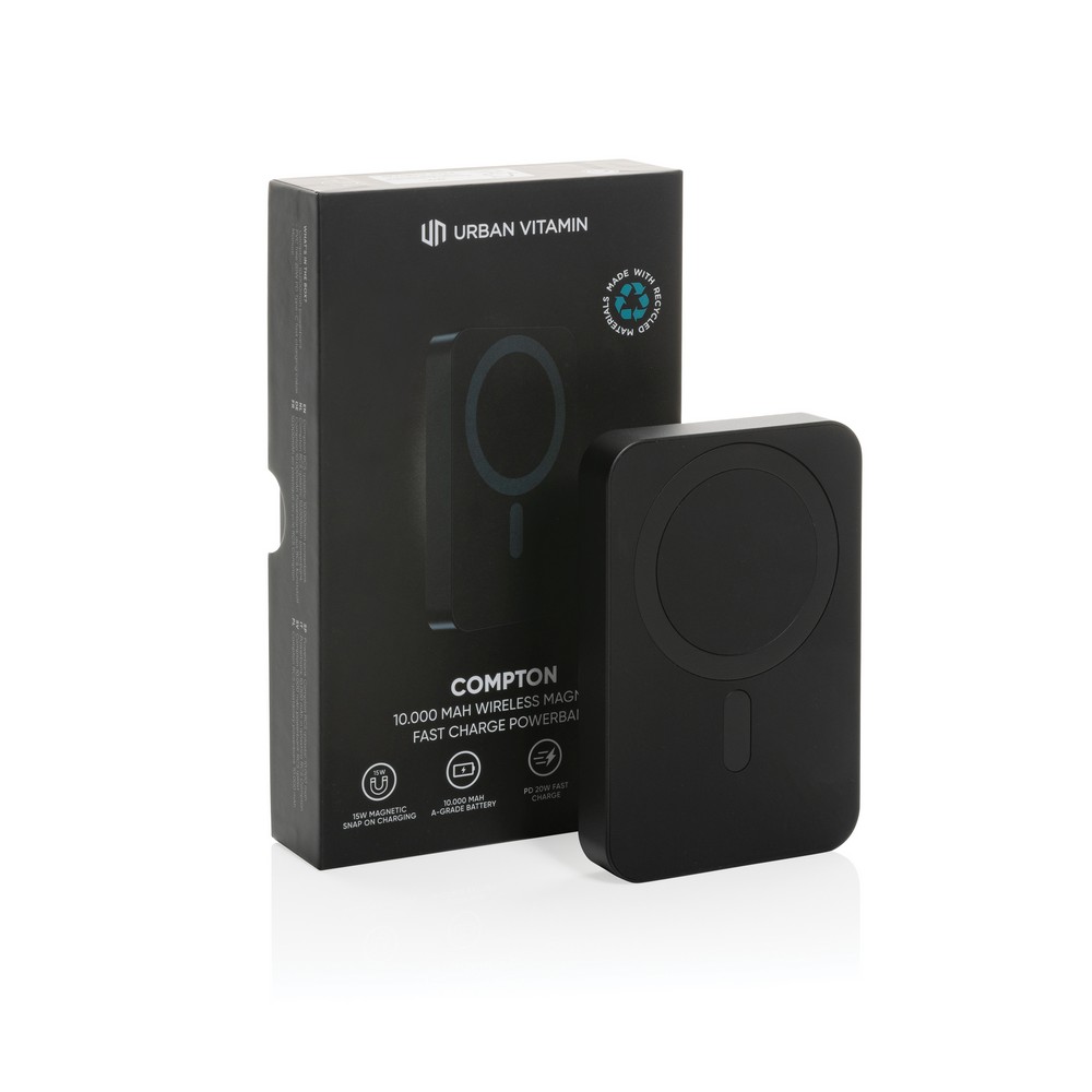 Power bank 10000 mAh Urban Vitamin Compton, RABS Czarny P322.841 (12)
