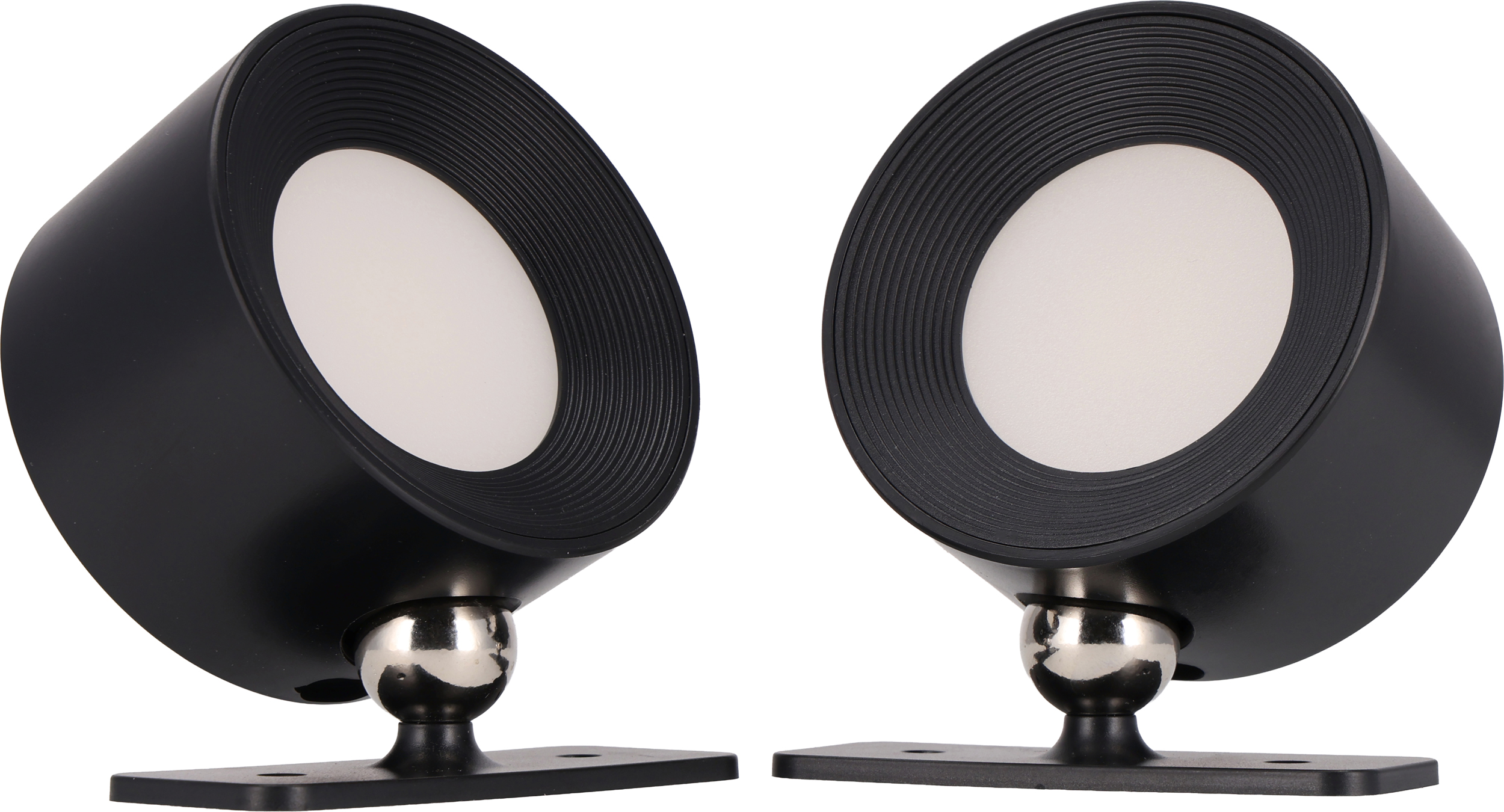 Lampy ścienne 2 szt. CrisMa HEDWIG Czarny 9488003 