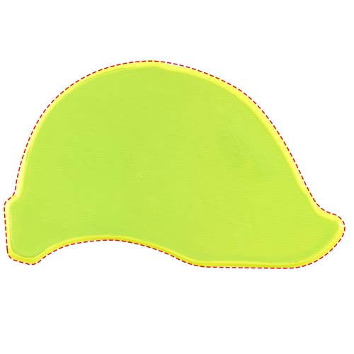 Front (under reflective layer)