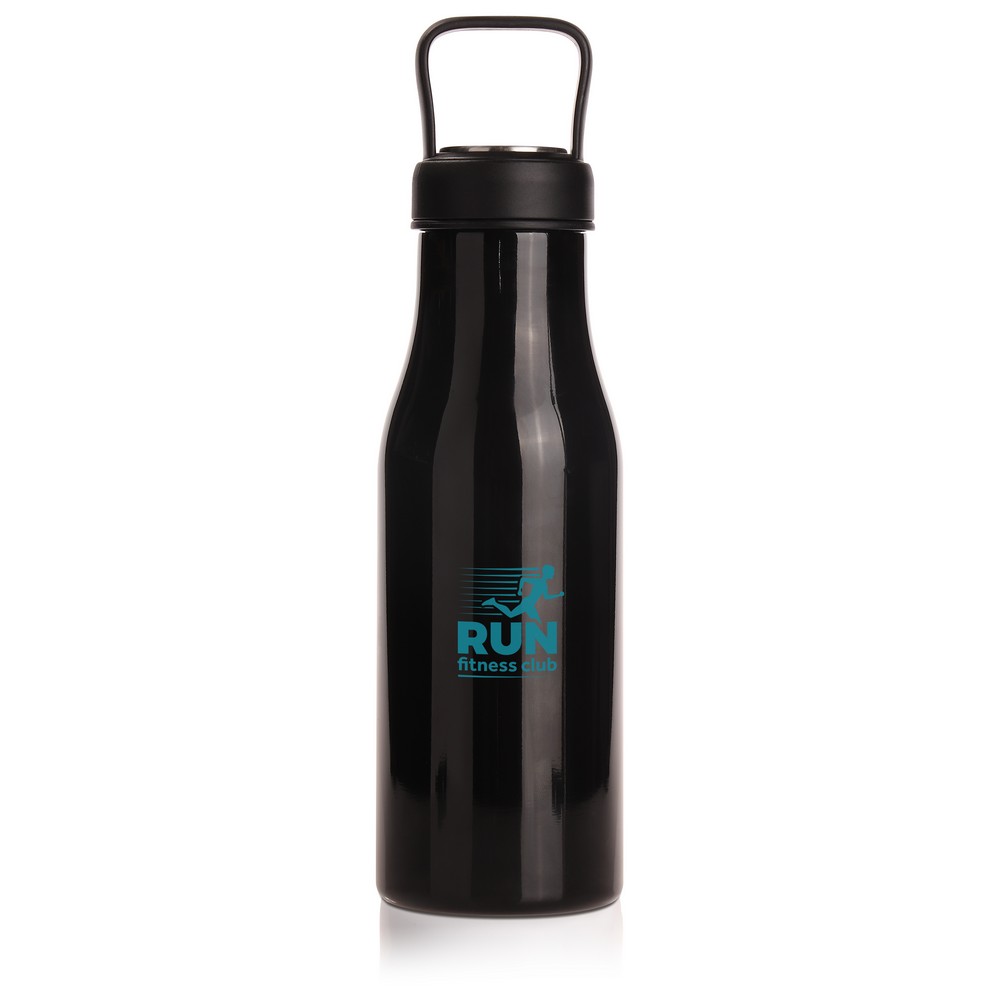 Butelka termiczna 500 ml Air Gifts, pojemnik w zakrętce | Jessica Czarny V0850-03 (6)
