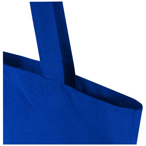 Madras Blend torba na zakupy z bawełny z recyklingu z certyfikatem GRS o gramaturze 140 g/m² i pojemności 7l Królewski niebieski 12076053 (4)