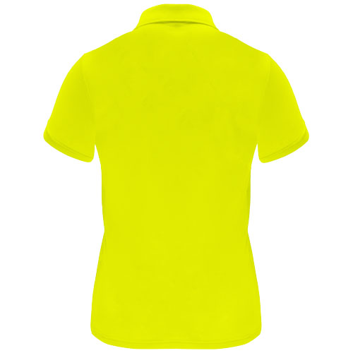 Monzha sportowa koszulka damska polo z krótkim rękawem Fluorescencyjny żółty R04101C1 (2)