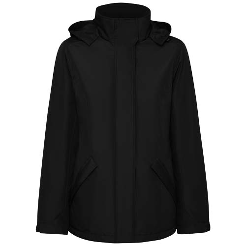 America damska ocieplana kurtka typu parka Czarny R50733O1 