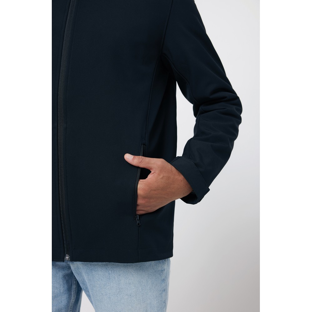 Męska kurtka softshell Iqoniq Makalu AWARE™ Czarny T1700.001.4XL (1)