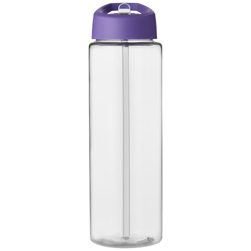 Bidon H2O Vibe o pojemności 850 ml z wieczkiem z dzióbkiem Przezroczysty-Fioletowy 21009614 (2)