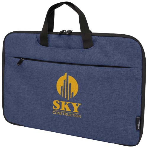 Libra etui na laptopa 2 w 1 o pojemności 3 l wykonane z materiałów z recyklingu z certyfikatem GRS Melanż granatowy 13008555 (1)