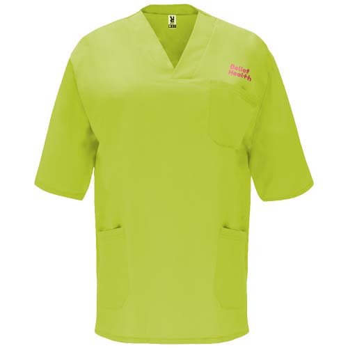 Panacea 160 g/m2 bluzka do pracy unisex z krótkim rękawem  Pistacjowy R90983U0 (1)