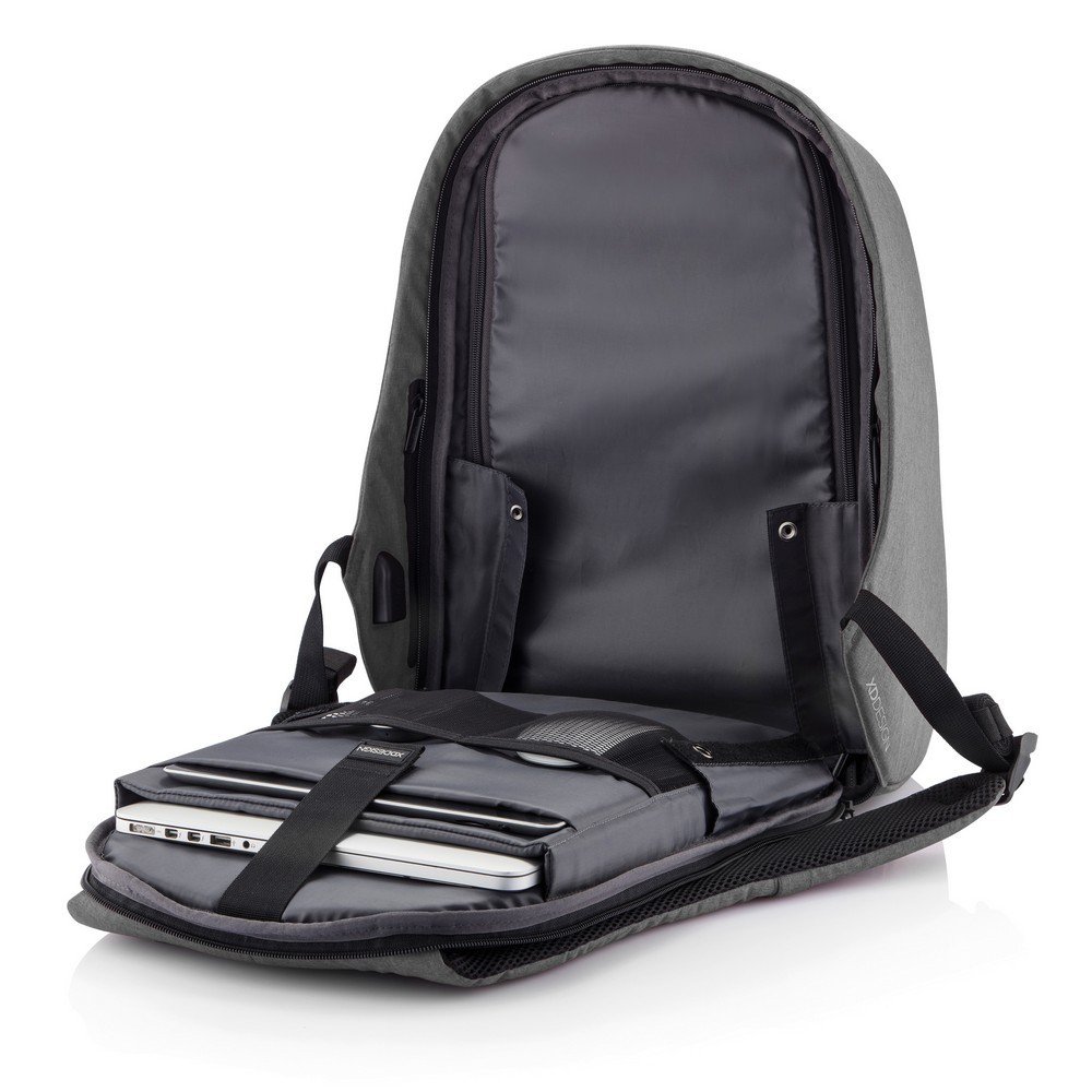 Bobby Hero Regular plecak chroniący przed kieszonkowcami Szary P705.292 (2)