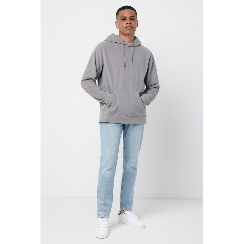 Bluza z kapturem z mikropolaru Iqoniq Trivor, RPET Szary T9403.027.XL (14)