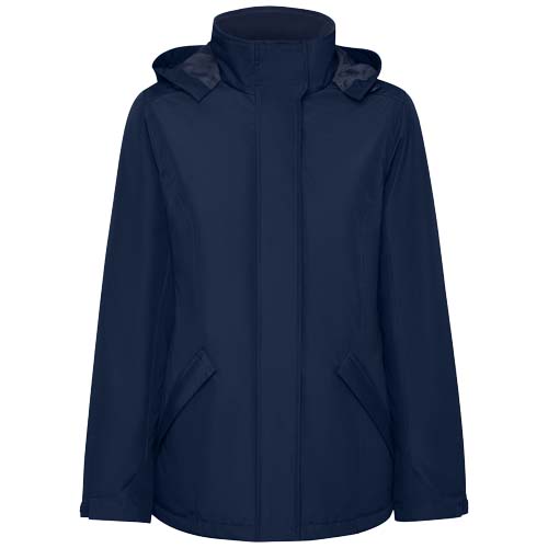 America damska ocieplana kurtka typu parka Granatowy R50731R1 