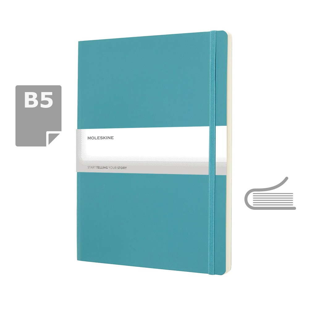 MOLESKINE Notatnik ok. B5 Turkusowy VM402-29 