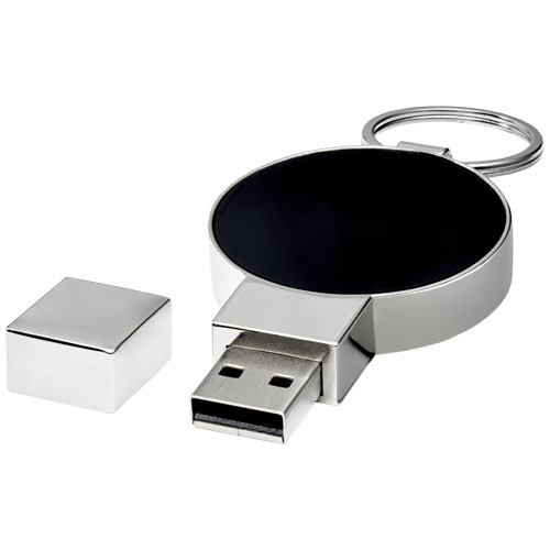 Okrągła podświetlana pamięć USB Czarny 1Z48390H 