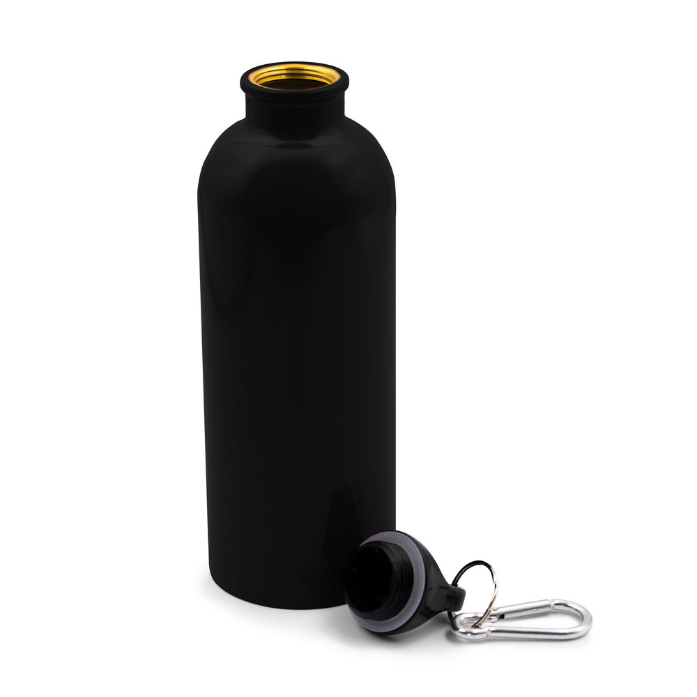 Butelka sportowa 500 ml z karabińczykiem | Brenda Czarny VA099-03 (3)