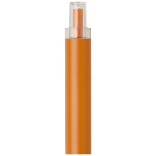 Długopis Spectrum wykonany z recyklingowanego aluminium (niebieski tusz) Pomarańczowy 10740431 (3)