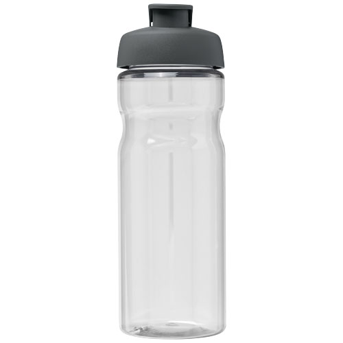 Bidon H2O Active® Base Tritan™ o pojemności 650 ml z klapką Przezroczysty klarowny-Szary 21043617 (2)