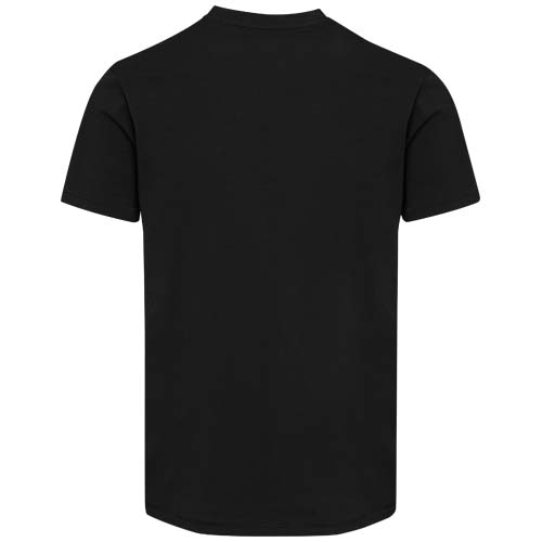 Balfour organiczna koszulka unisex z krótkim rękawem i dekoltem w serek, wykonana z materiału o gramaturze 200 g/m², z certyf Czarny 3966590A (3)