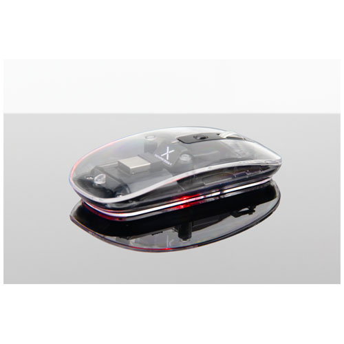 SCX.design O24 przezroczysta mysz bezprzewodowa Bluetooth® 2,4 GHz z wieloma trybami Przezroczysty klarowny 1PX16701 (2)