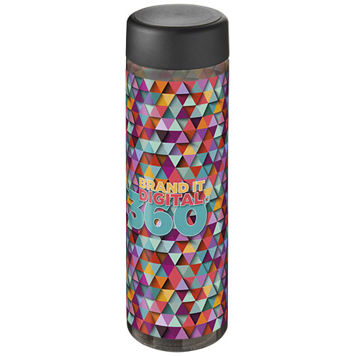 H2O Active® Vibe 850 ml screw cap water bottle Węgiel drzewny-Czarny 21043012 (1)