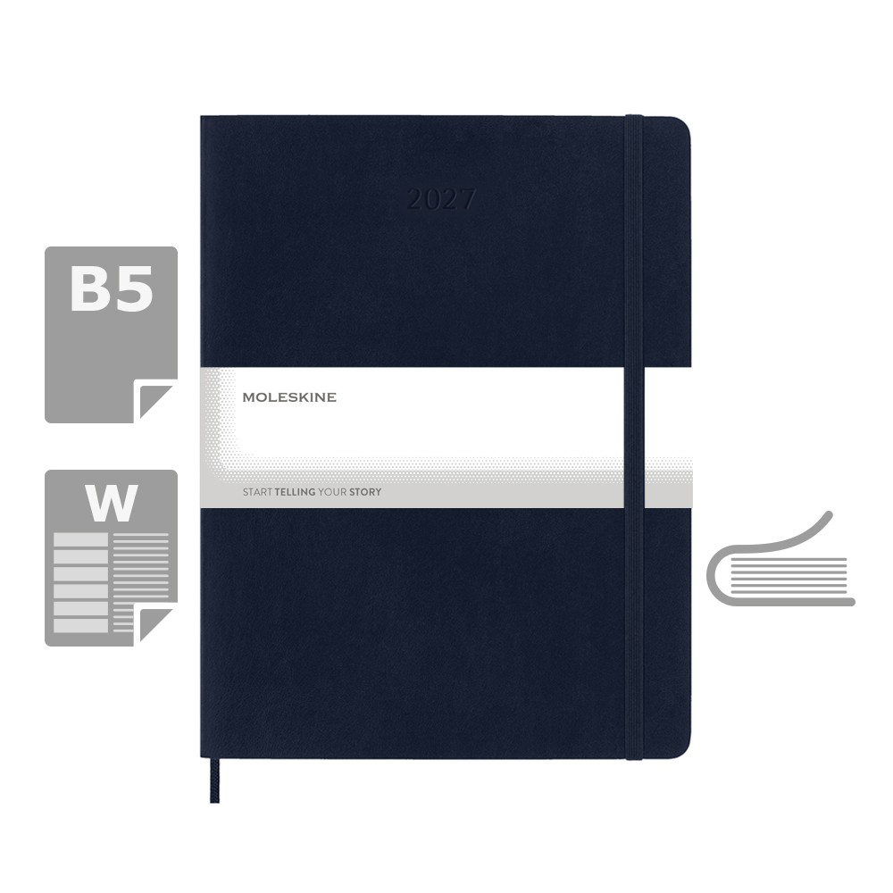 Kalendarz MOLESKINE Ciemnoniebieski VM493-27/2027 