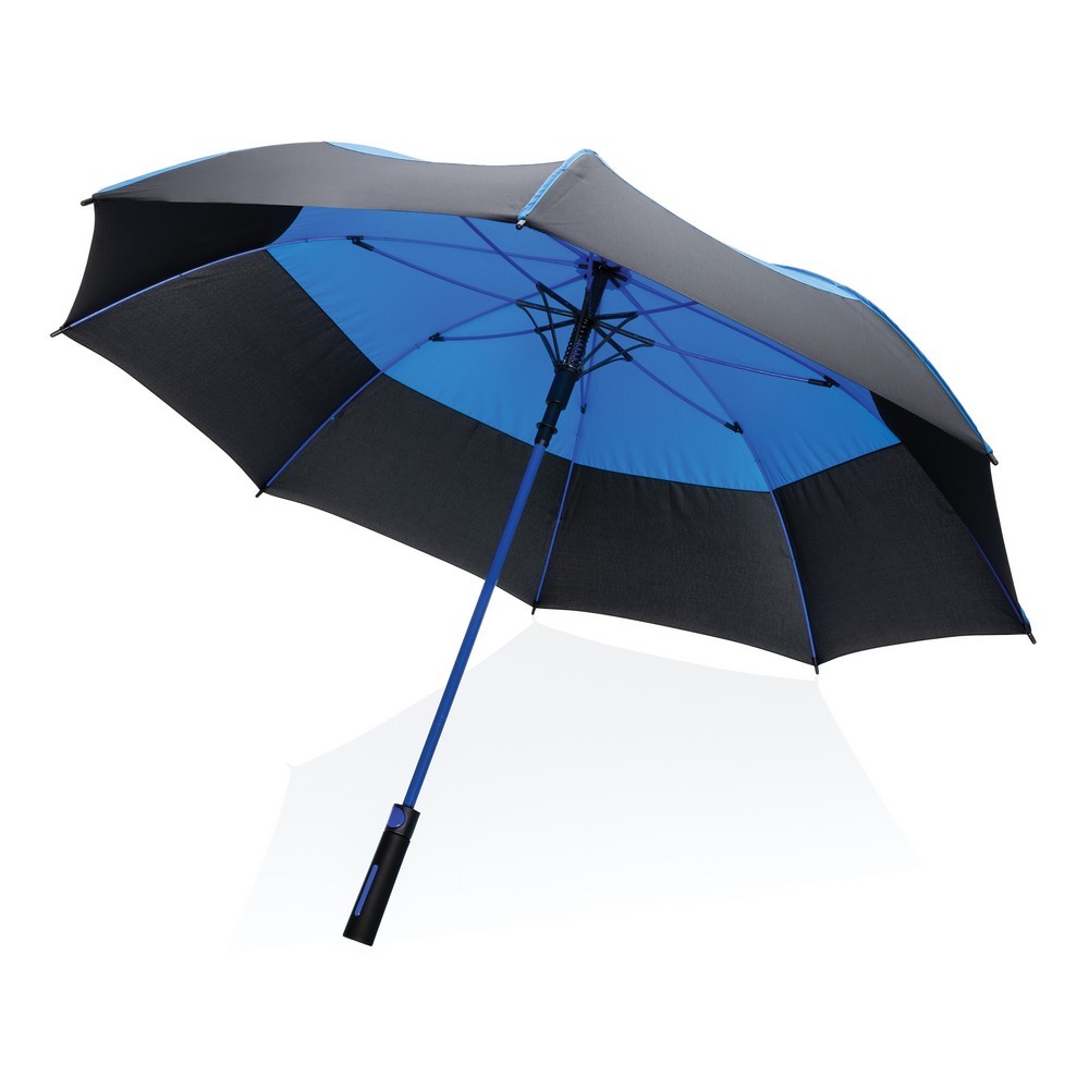 Parasol sztormowy 27", automatyczny AWARE™ RPET Niebieski P850.685 (4)