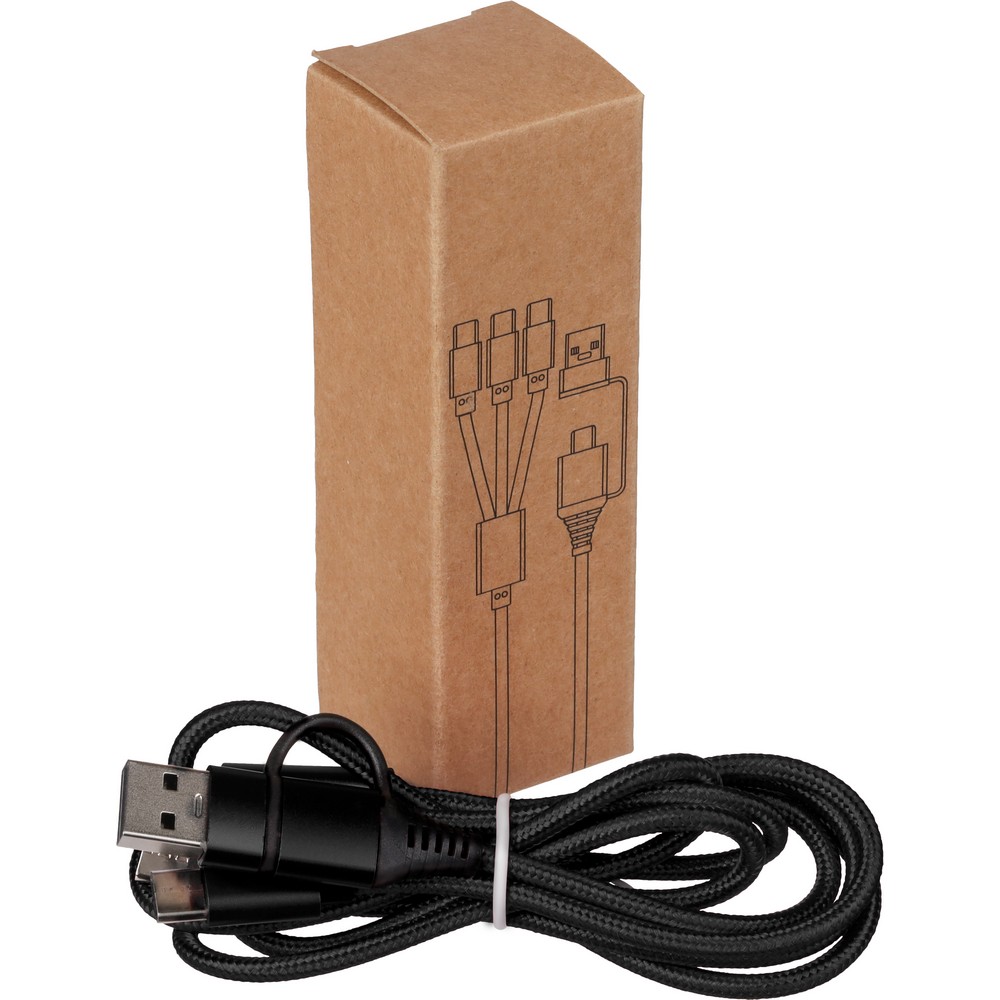 Kabel do ładowania 6 w 1 Czarny VB331-03 (5)