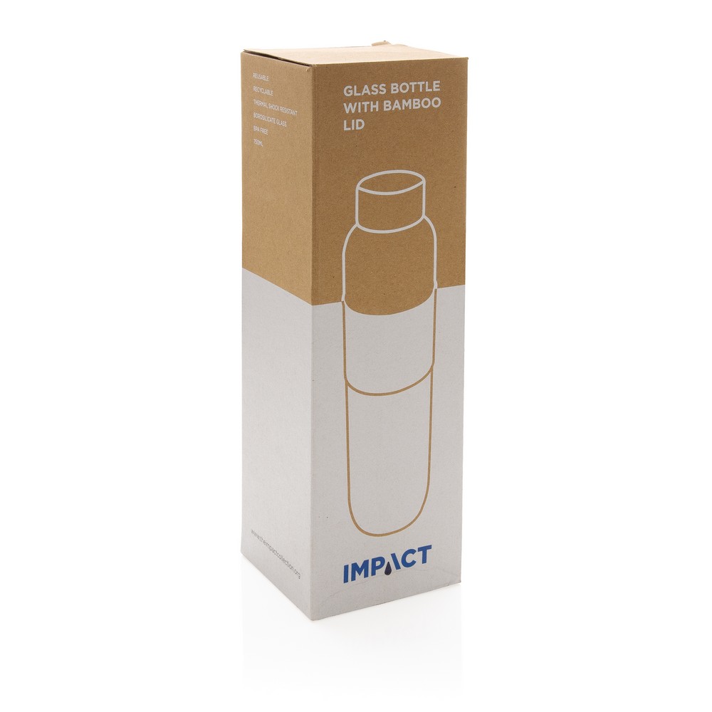 Szklana butelka 750 ml w pokrowcu Neutralny P436.770 (15)