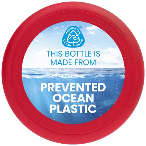 H2O Active® Eco Base 650 ml screw cap water bottle Przezroczysty-Czerwony 21043594 (2)