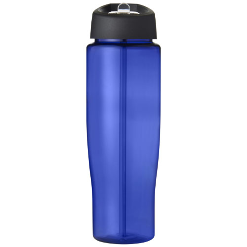 Bidon H2O Tempo® o pojemności 700 ml z wieczkiem z słomką Niebieski-Czarny 21004403 (2)