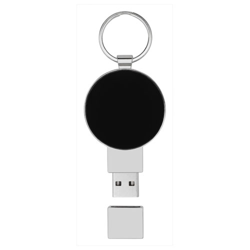 Okrągła podświetlana pamięć USB Czarny 1Z48390H (3)