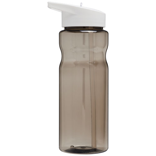 Bidon H2O Base® o pojemności 650 ml z wieczkiem z słomką Węgiel drzewny-Biały 21004910 (3)