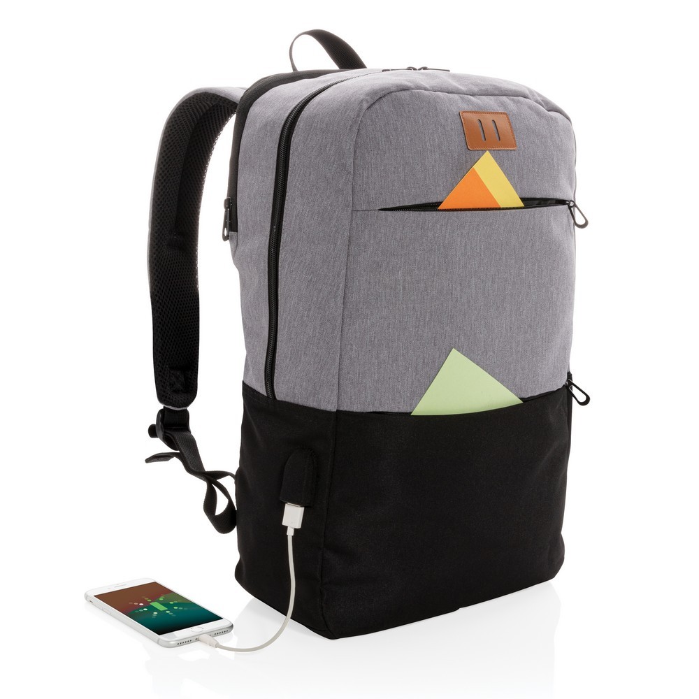 Plecak na laptopa 15,6", ochrona RFID Czarny P760.051 (5)