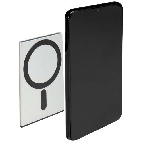 Magnetyczne etui na karty z ochroną RFID, wykonane z materiałów z certyfikatem RCS Srebrny 12452881 (5)