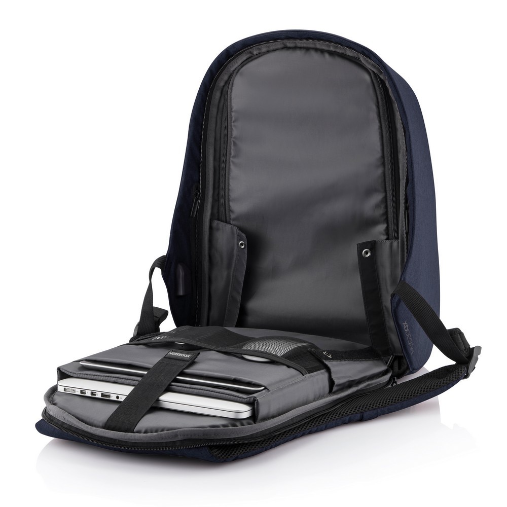 Bobby Hero XL plecak chroniący przed kieszonkowcami Niebieski P705.715 (2)