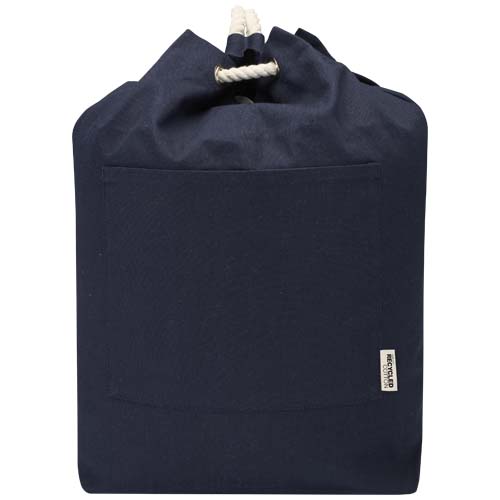 Torba żeglarska typu duffel Florida o pojemności 15 l, wykonana z recyklingowanej tkaniny z recyklingu z certyfikatem GRS o g Granatowy 12080655 (1)