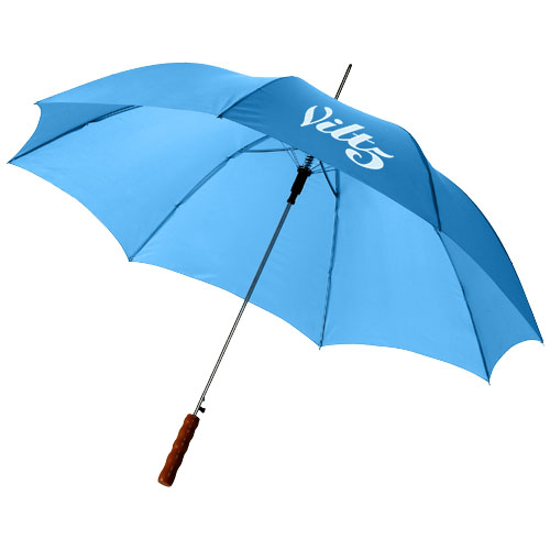 Parasol automatyczny Lisa 23'' z drewnianą rączką Procesowy niebieski 10901702 (1)