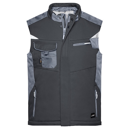 Kamizelka Robocza Softshell Odblaskowa - Navy & Navy Black JN825-530381 